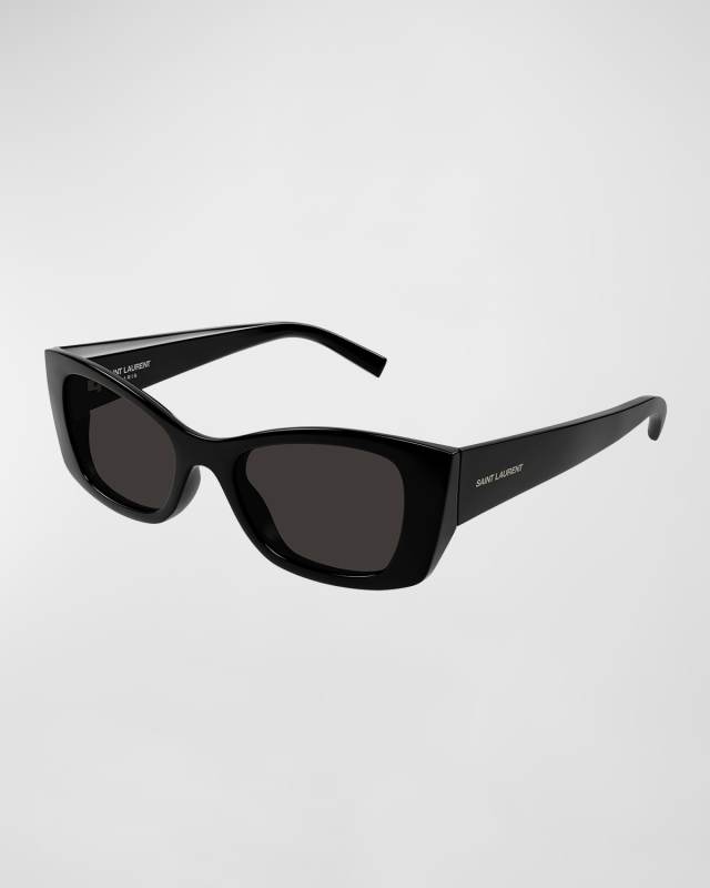 Logo Injection Plastic Cat-Eye Sunglasses